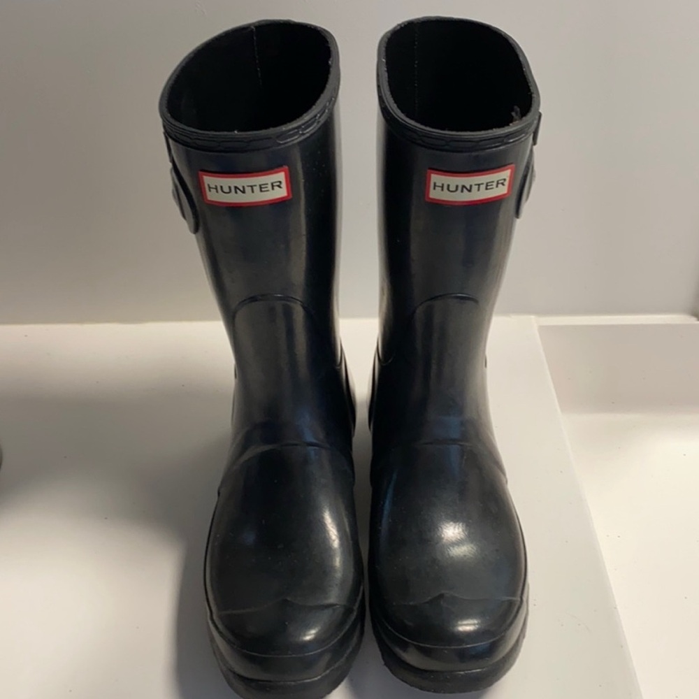 Hunter Black Rain Boots | Women’s Size 8 | EU Size 39
